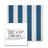 Picture of Cabana Regatta | Set of 2 | 10" X 24" Sunbrella Outdoor Throw Pillows with Premium Inserts