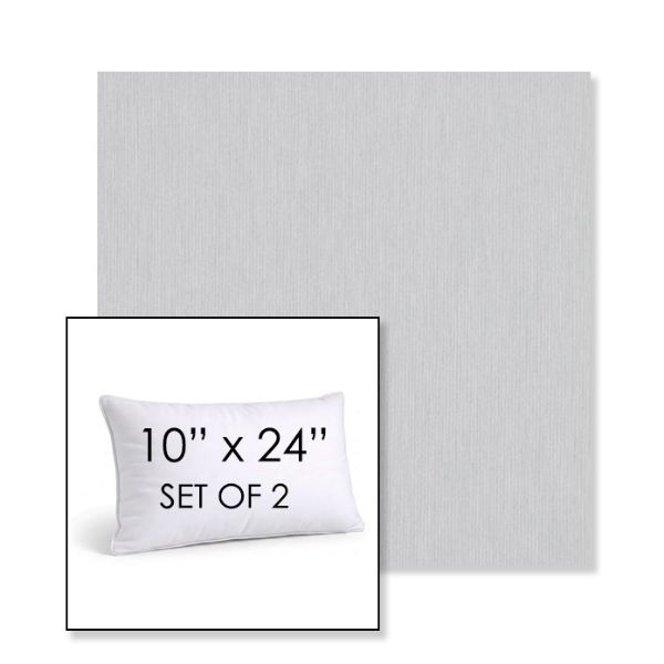 Picture of Canvas Marble | Set of 2 | 10" X 24" Sunbrella Outdoor Throw Pillows with Premium Inserts