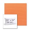 Picture of Canvas Tangerine | Set of 2 | 10" X 24" Sunbrella Outdoor Throw Pillows with Premium Inserts