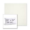 Picture of Canvas White | Set of 2 | 10" X 24" Sunbrella Outdoor Throw Pillows with Premium Inserts