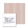 Picture of Caper Blush | Set of 2 | 10" X 24" Sunbrella Outdoor Throw Pillows with Premium Inserts