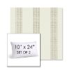 Picture of Caper Linen | Set of 2 | 10" X 24" Sunbrella Outdoor Throw Pillows with Premium Inserts