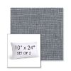 Picture of Cassava Slate | Set of 2 | 10" X 24" Sunbrella Outdoor Throw Pillows with Premium Inserts