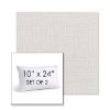 Picture of Cassava White | Set of 2 | 10" X 24" Sunbrella Outdoor Throw Pillows with Premium Inserts