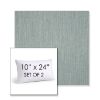 Picture of Cast Mist | Set of 2 | 10" X 24" Sunbrella Outdoor Throw Pillows with Premium Inserts