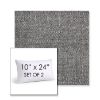 Picture of Chartres Granite | Set of 2 | 10" X 24" Sunbrella Outdoor Throw Pillows with Premium Inserts