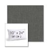 Picture of Cliff Slate | Set of 2 | 10" X 24" Sunbrella Outdoor Throw Pillows with Premium Inserts