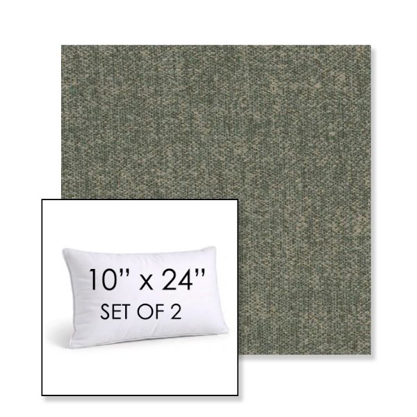 Picture of Dither Fern | Set of 2 | 10" X 24" Sunbrella Outdoor Throw Pillows with Premium Inserts