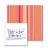 Picture of Dolce Mango | Set of 2 | 10" X 24" Sunbrella Outdoor Throw Pillows with Premium Inserts