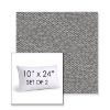 Picture of Dumont Slate | Set of 2 | 10" X 24" Sunbrella Outdoor Throw Pillows with Premium Inserts