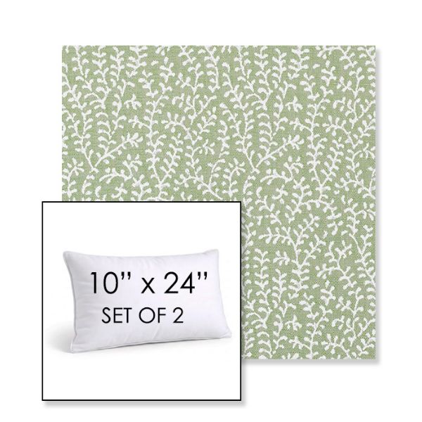 Picture of Eberly Spring | Set of 2 | 10" X 24" Sunbrella Outdoor Throw Pillows with Premium Inserts