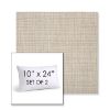 Picture of Echo Ash | Set of 2 | 10" X 24" Sunbrella Outdoor Throw Pillows with Premium Inserts
