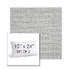 Picture of Embrace Pewter | Set of 2 | 10" X 24" Sunbrella Outdoor Throw Pillows with Premium Inserts