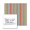 Picture of Entice Sunrise | Set of 2 | 10" X 24" Sunbrella Outdoor Throw Pillows with Premium Inserts
