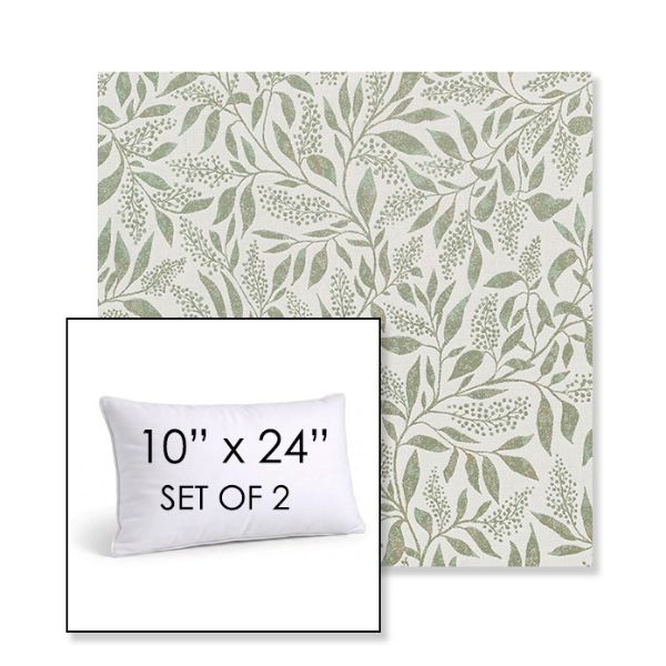 Picture of Exquisite Aloe | Set of 2 | 10" X 24" Sunbrella Outdoor Throw Pillows with Premium Inserts