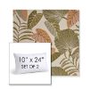 Picture of Fernie Mimosa | Set of 2 | 10" X 24" Sunbrella Outdoor Throw Pillows with Premium Inserts