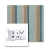 Picture of Gateway Mist | Set of 2 | 10" X 24" Sunbrella Outdoor Throw Pillows with Premium Inserts