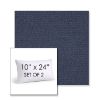 Picture of Heritage Indigo | Set of 2 | 10" X 24" Sunbrella Outdoor Throw Pillows with Premium Inserts