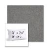 Picture of Heritage Slate | Set of 2 | 10" X 24" Sunbrella Outdoor Throw Pillows with Premium Inserts