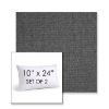 Picture of Idol Slate | Set of 2 | 10" X 24" Sunbrella Outdoor Throw Pillows with Premium Inserts