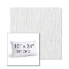 Picture of Improve White | Set of 2 | 10" X 24" Sunbrella Outdoor Throw Pillows with Premium Inserts
