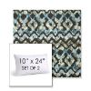 Picture of Inga Green Tea | Set of 2 | 10" X 24" Sunbrella Outdoor Throw Pillows with Premium Inserts