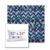 Picture of Inga Waterscape | Set of 2 | 10" X 24" Sunbrella Outdoor Throw Pillows with Premium Inserts