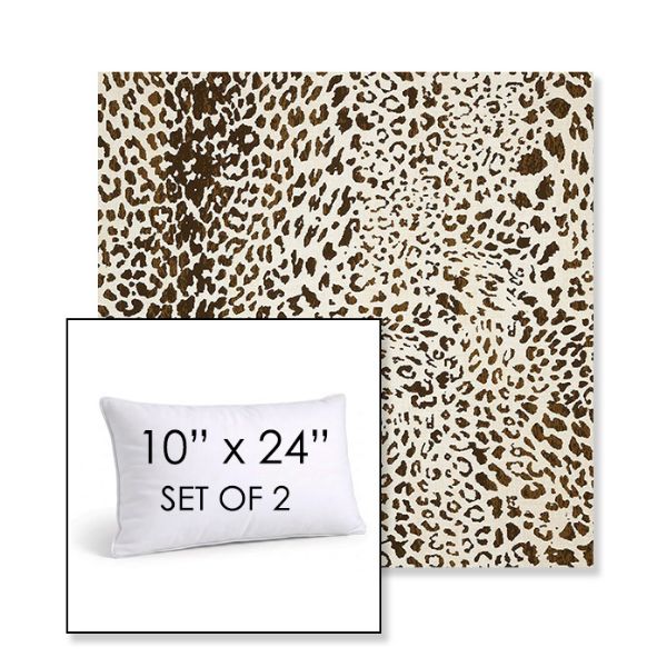 Picture of Instinct Espresso | Set of 2 | 10" X 24" Sunbrella Outdoor Throw Pillows with Premium Inserts