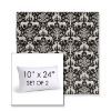 Picture of Jaipur Frame Onyx | Set of 2 | 10" X 24" Sunbrella Outdoor Throw Pillows with Premium Inserts