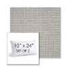 Picture of Kudos Ash | Set of 2 | 10" X 24" Sunbrella Outdoor Throw Pillows with Premium Inserts