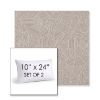 Picture of Leaf Structure Sand | Set of 2 | 10" X 24" Sunbrella Outdoor Throw Pillows with Premium Inserts