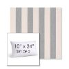 Picture of Leisure Denim | Set of 2 | 10" X 24" Sunbrella Outdoor Throw Pillows with Premium Inserts