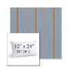 Picture of Linger Slate | Set of 2 | 10" X 24" Sunbrella Outdoor Throw Pillows with Premium Inserts