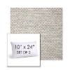 Picture of Litchfield Fog | Set of 2 | 10" X 24" Sunbrella Outdoor Throw Pillows with Premium Inserts