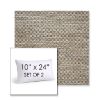 Picture of Litchfield Pebble | Set of 2 | 10" X 24" Sunbrella Outdoor Throw Pillows with Premium Inserts