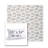Picture of Lola Slate | Set of 2 | 10" X 24" Sunbrella Outdoor Throw Pillows with Premium Inserts
