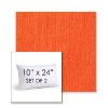 Picture of Margo Papaya | Set of 2 | 10" X 24" Sunbrella Outdoor Throw Pillows with Premium Inserts