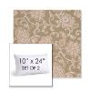 Picture of Martha Floral Spring | Set of 2 | 10" X 24" Sunbrella Outdoor Throw Pillows with Premium Inserts