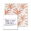 Picture of Martinique Mango | Set of 2 | 10" X 24" Sunbrella Outdoor Throw Pillows with Premium Inserts