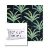 Picture of Martinique Twilight | Set of 2 | 10" X 24" Sunbrella Outdoor Throw Pillows with Premium Inserts