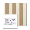 Picture of Maxim Heather Beige | Set of 2 | 10" X 24" Sunbrella Outdoor Throw Pillows with Premium Inserts