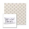 Picture of Mend Latte | Set of 2 | 10" X 24" Sunbrella Outdoor Throw Pillows with Premium Inserts