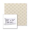 Picture of Mend Saffron | Set of 2 | 10" X 24" Sunbrella Outdoor Throw Pillows with Premium Inserts