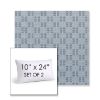 Picture of Mend Slate | Set of 2 | 10" X 24" Sunbrella Outdoor Throw Pillows with Premium Inserts