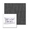 Picture of Metamorphic Slate | Set of 2 | 10" X 24" Sunbrella Outdoor Throw Pillows with Premium Inserts