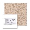 Picture of Mia Peach | Set of 2 | 10" X 24" Sunbrella Outdoor Throw Pillows with Premium Inserts
