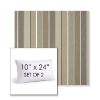 Picture of Milano Char | Set of 2 | 10" X 24" Sunbrella Outdoor Throw Pillows with Premium Inserts