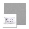 Picture of Natte Grey Chine | Set of 2 | 10" X 24" Sunbrella Outdoor Throw Pillows with Premium Inserts