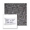 Picture of Nema Moonlight | Set of 2 | 10" X 24" Sunbrella Outdoor Throw Pillows with Premium Inserts