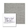 Picture of Piazza Stone | Set of 2 | 10" X 24" Sunbrella Outdoor Throw Pillows with Premium Inserts